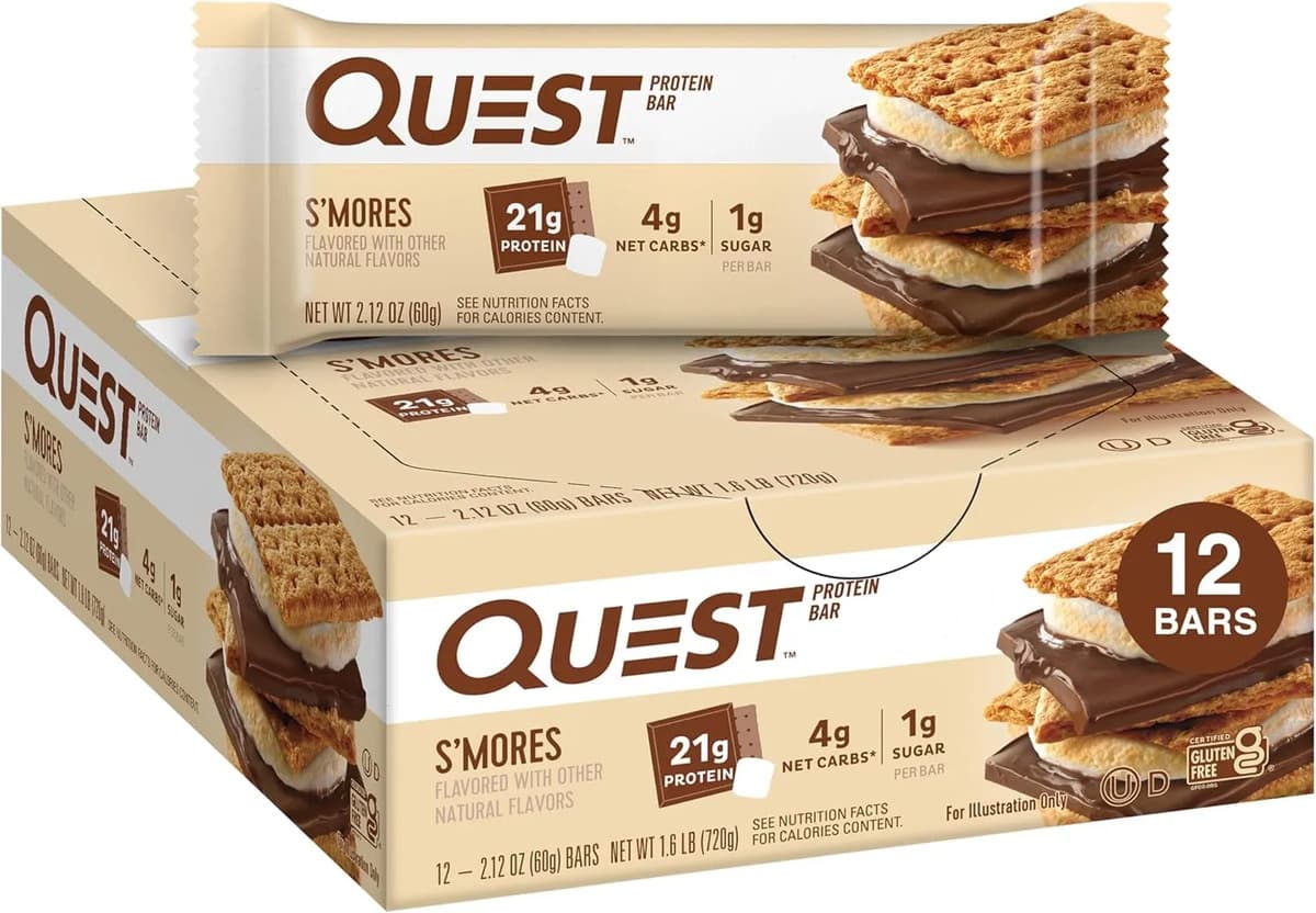 Quest Quest Nutrition Caramel Chocolate Chunk Protein Bar, 20g Pro