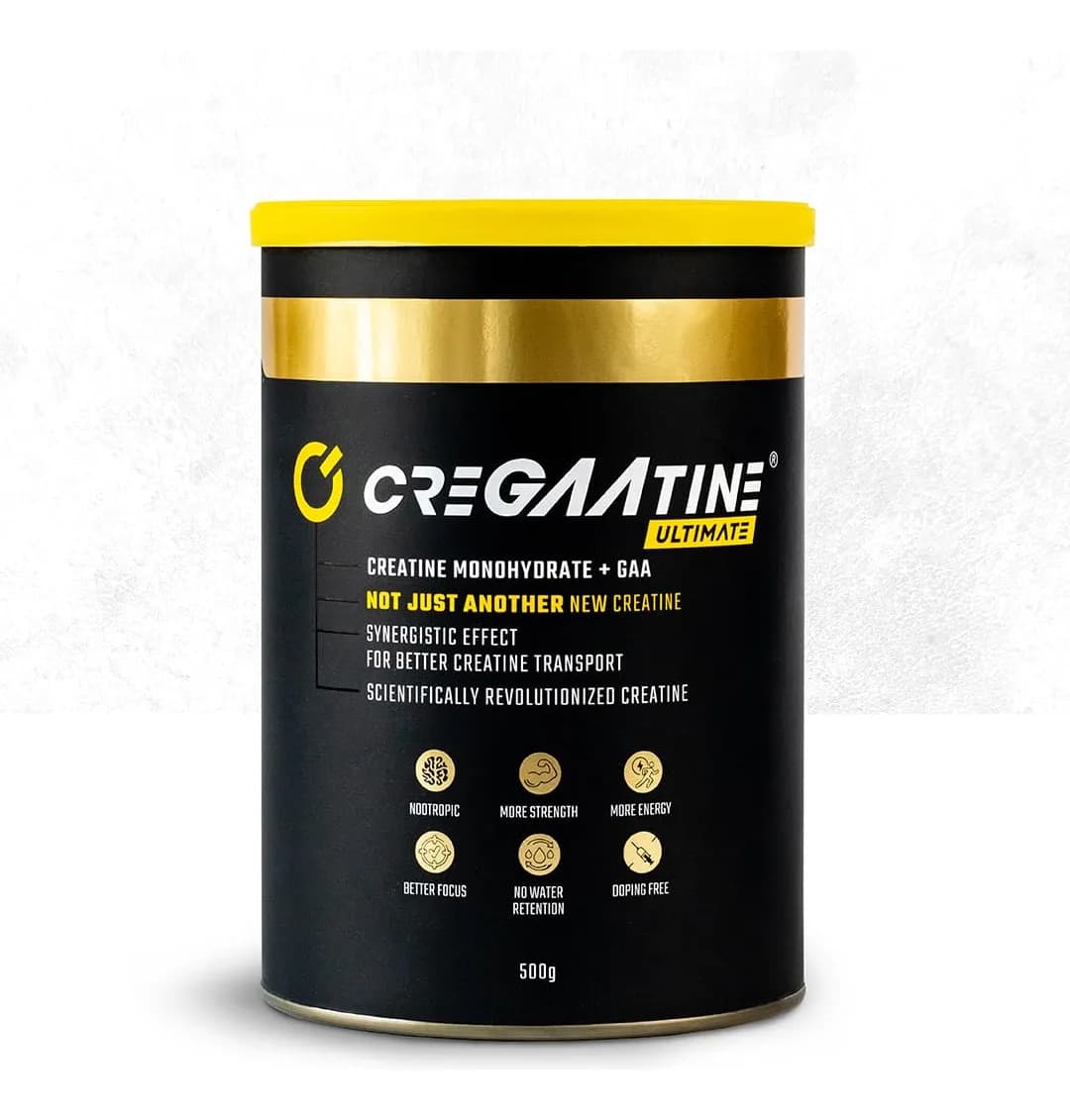 CreGAAtine Cregaatine Creatine Monohydrate Powder 500g Bulk Pack Flavorless
