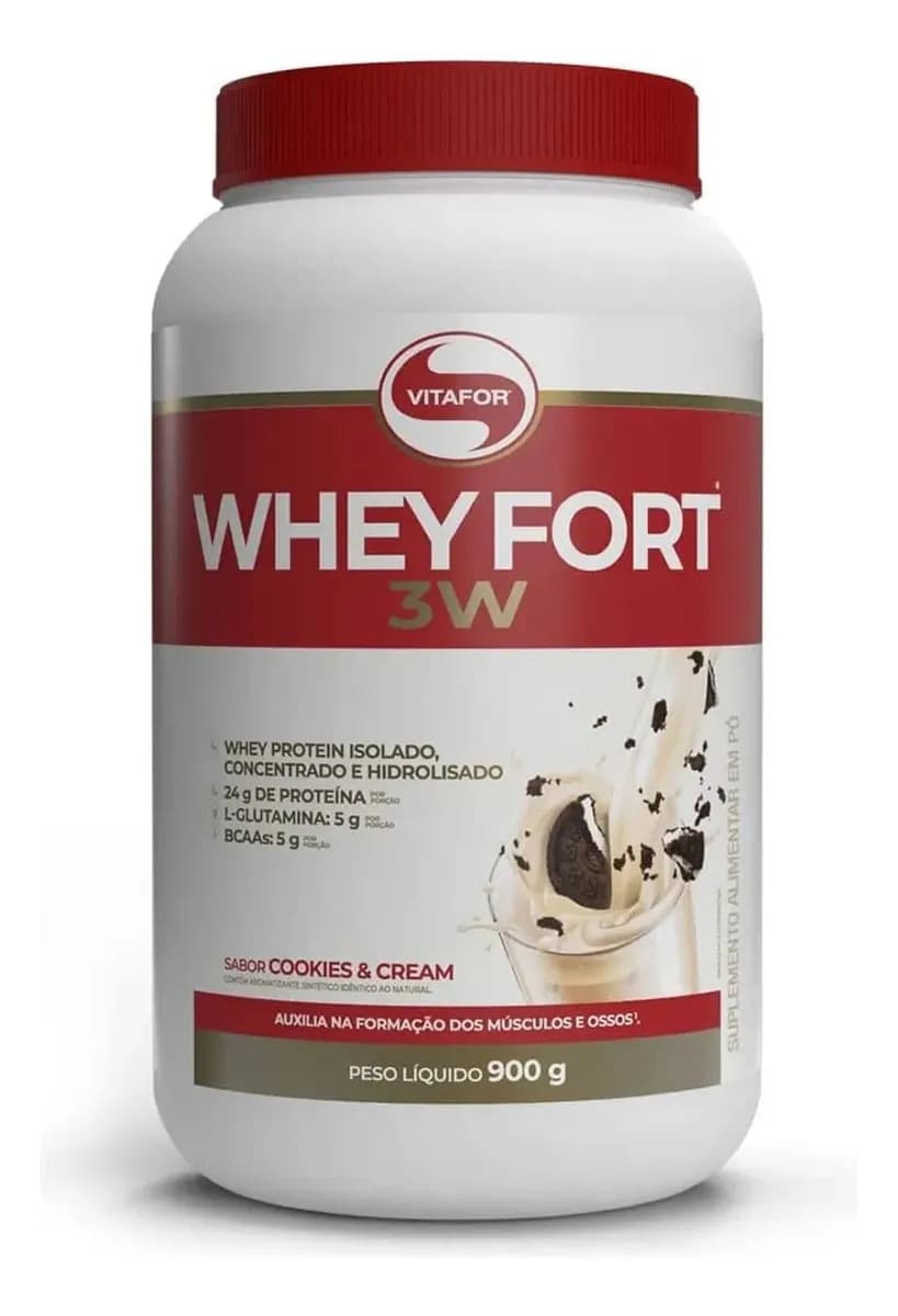 Vitafor Whey Fort 3w Cookies & Cream 900g Vitafor