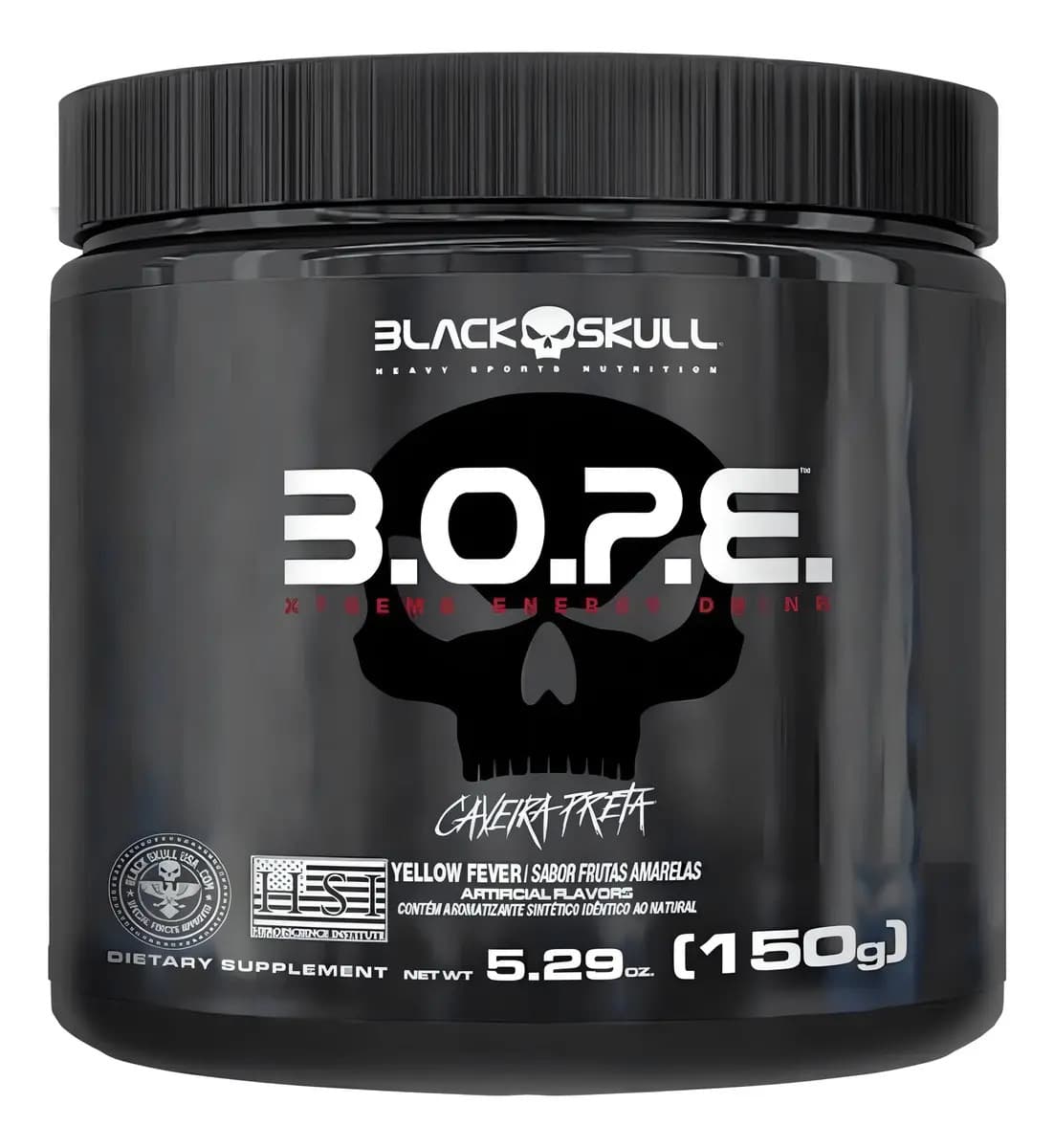 Black Skull Pré Treino Bope 150g(30doses)-original Blackskull