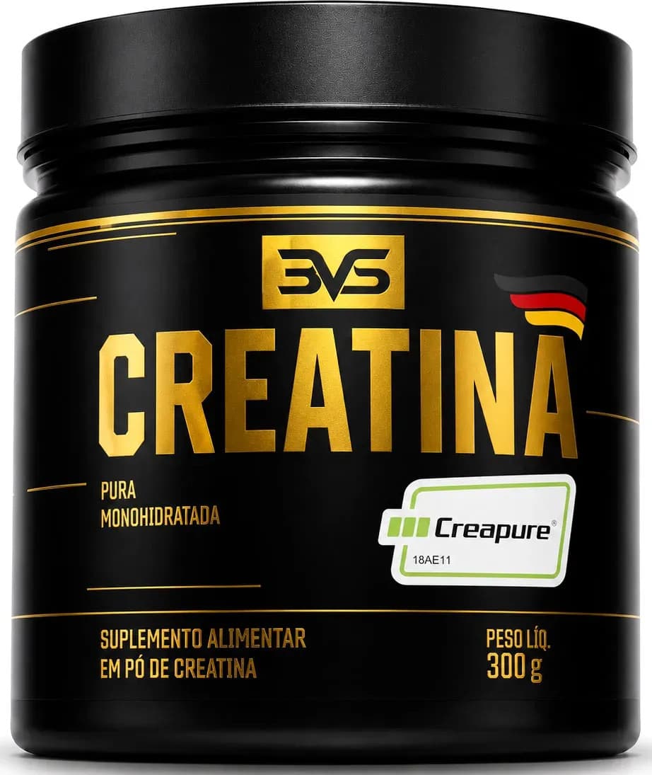 3VS Nutrition Creatina Creapure® 300g - 100% Pura e Produzida com Matéria-prima Alemã - 3vs Nutrition