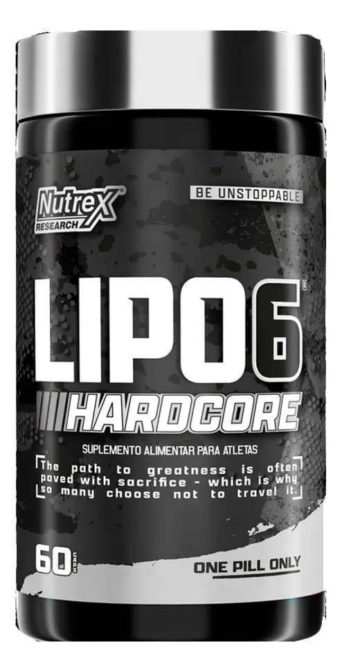 Nutrex Research Termogenico Nutrex 6 Hardcore 60 Caps Sem sabor Nutrex Research