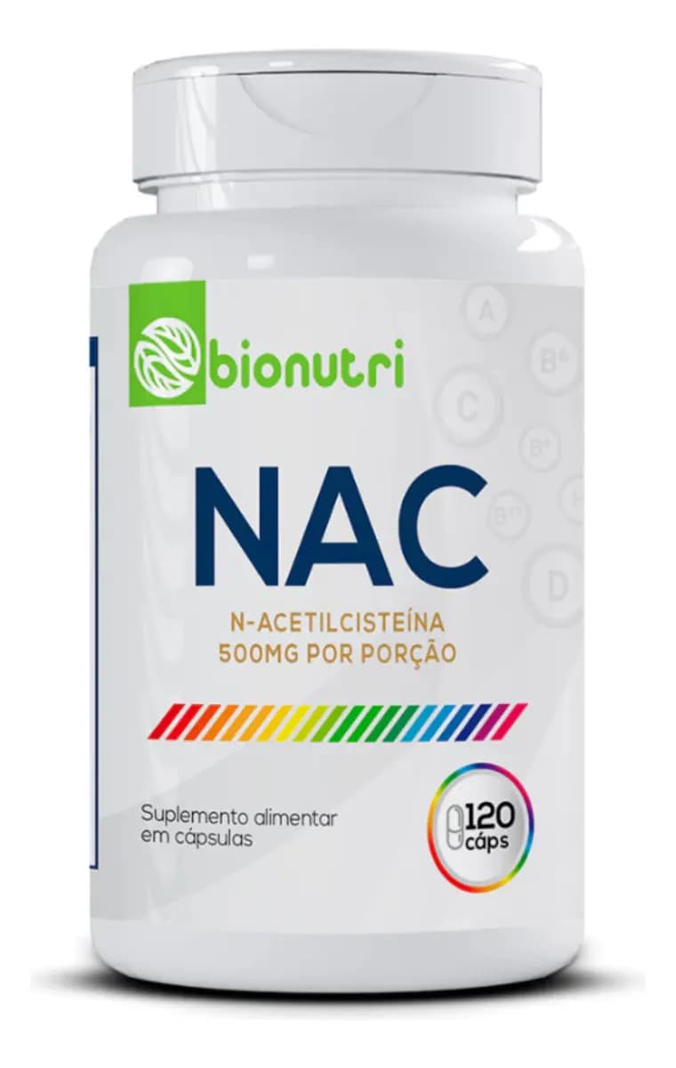 Bionutri Suplemento en cápsulas Bionutri N-acetilcisteína de NAC 500 mg de 120 un