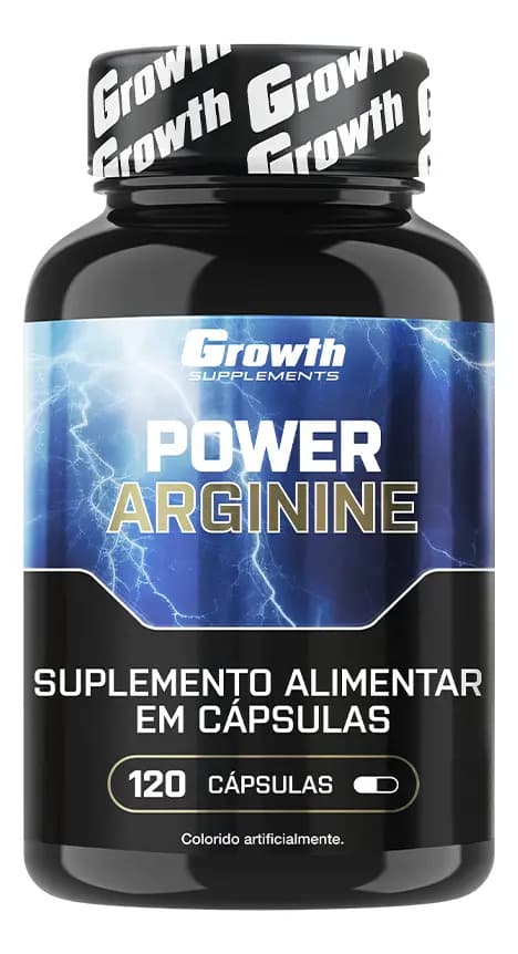 Growth Supplements Power Arginine 120 Cáps. (600mg) Growth Supplements