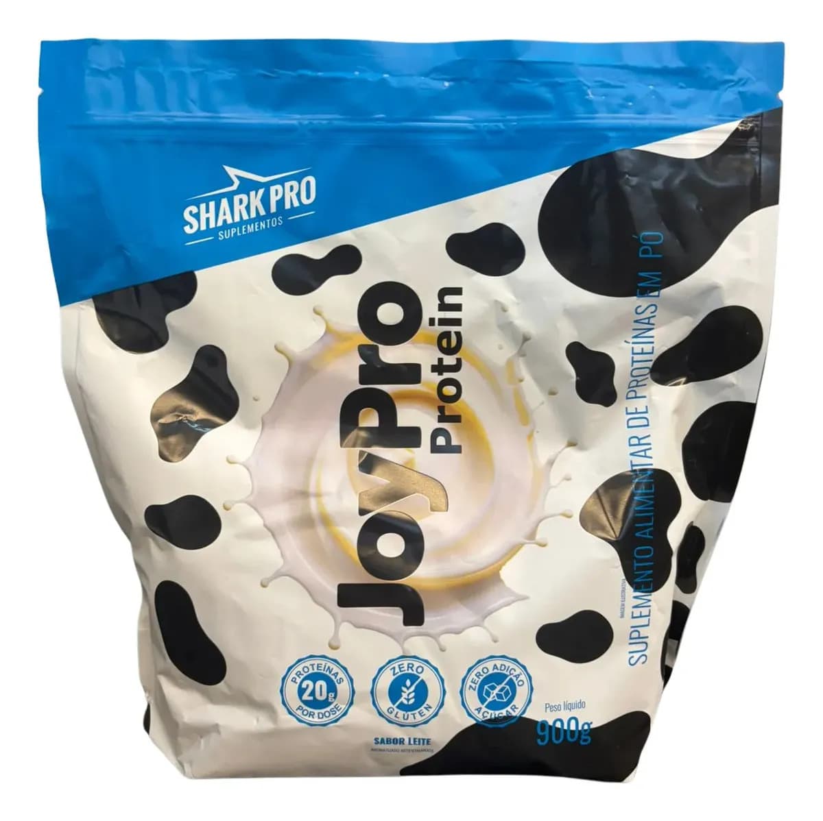 Shark Pro Whey Refil Joypro Shark Pro Proteína Soro Leite 900g Leite