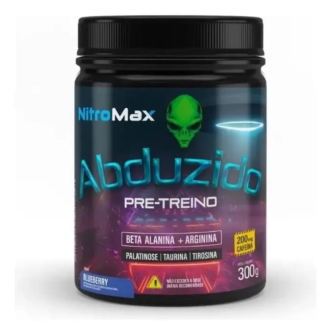 Nitromax Abduzido Pre Treino Nitro Max Blueberry 300g