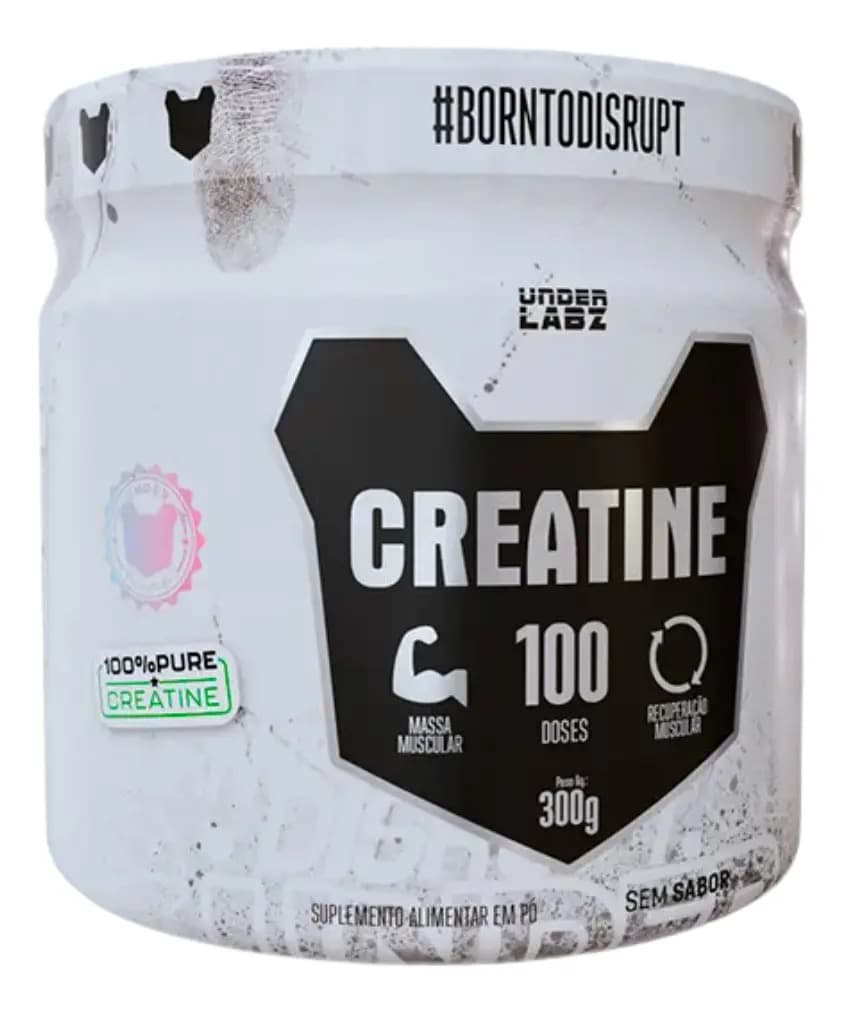Under Labz Creatina Monohidratada Under Labz 300g Para Atletas de Alta Performance