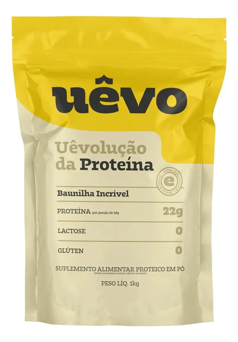 UÊVO Proteína UÊVO em pó sabor Baunilha x 1kg