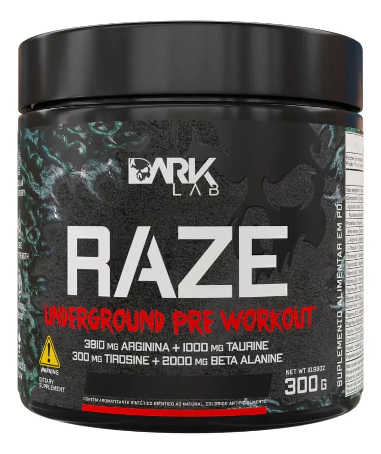 Dark Lab Pre Treino Raze Frutas Amarelas 300g Dark Lab
