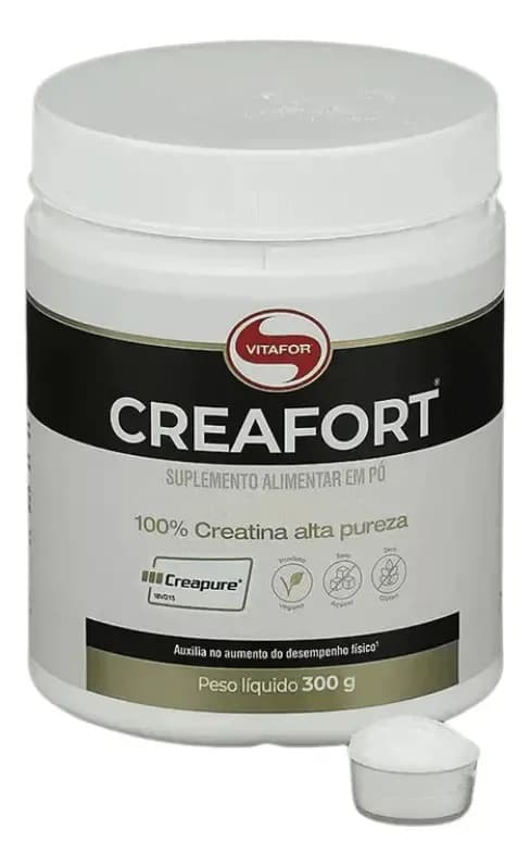 Vitafor Creatina Monohidratada Creafort Sem Sabor 300g Vitafor
