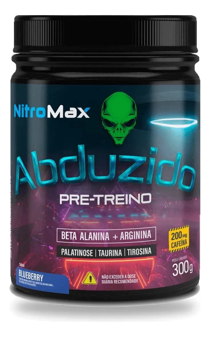 Nitromax Abduzido Pre Treino Nitro Max Blueberry 300g