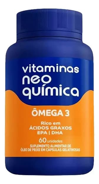 Neo Química Neo Química Ômega 3 1000mg 60 Cápsulas Gelatinosas Suplemento Alimentar