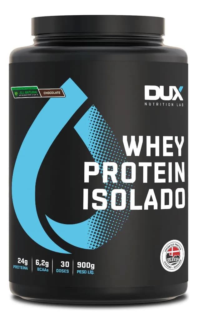 Dux Nutrition Dux - WHEY PROTEIN ISOLADO ALL NATURAL 900G BAUNILHA