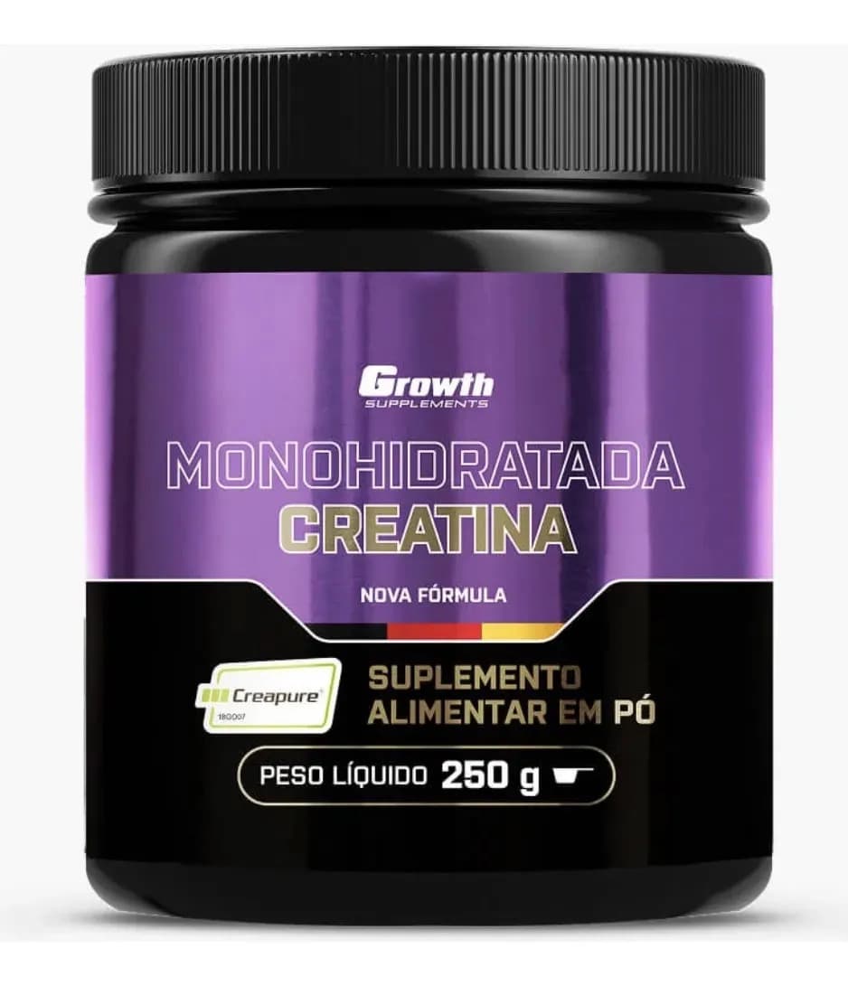 Growth Supplements Creatina (250g) Creapure - G.supplements Sabor Sem Sabor