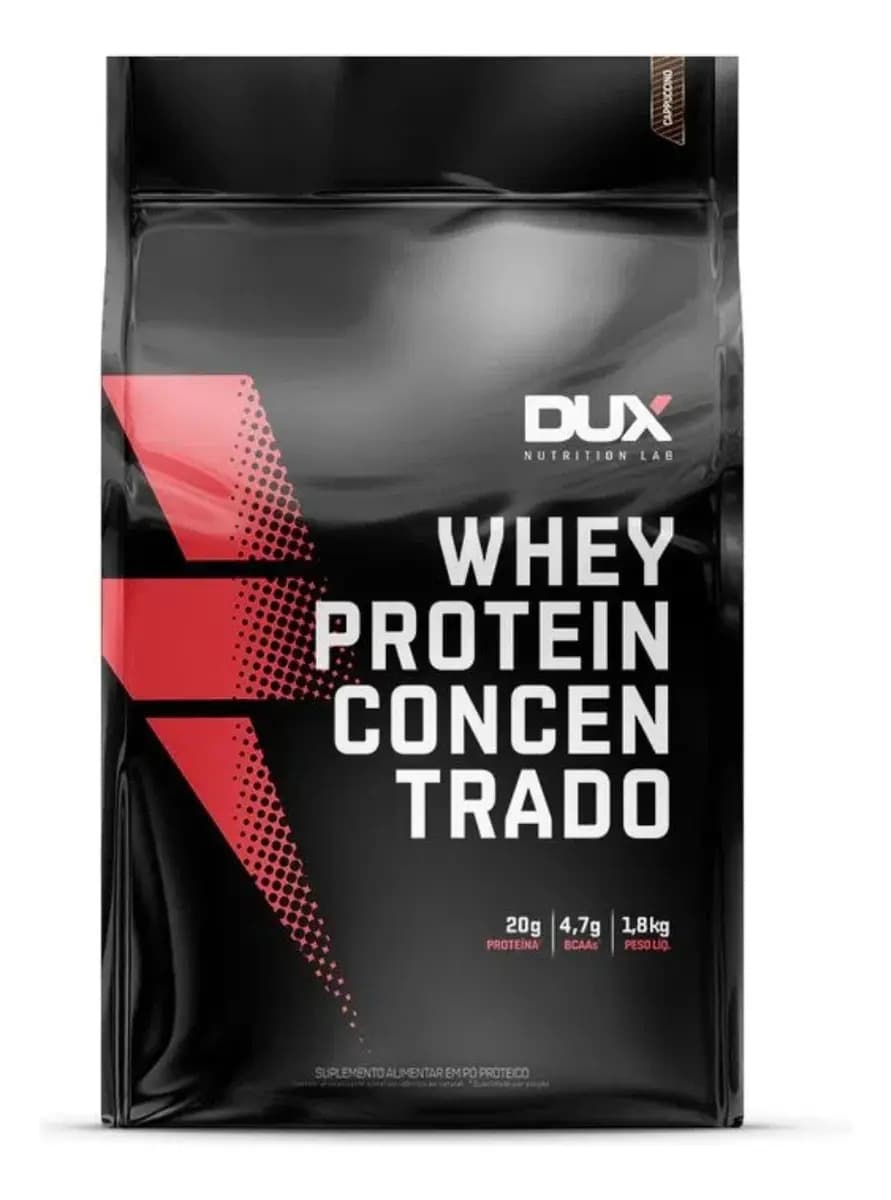 Dux Nutrition Whey Protein Concentrado Refil - 1.8kg - Dux Nutrition Sabor Chocolate branco