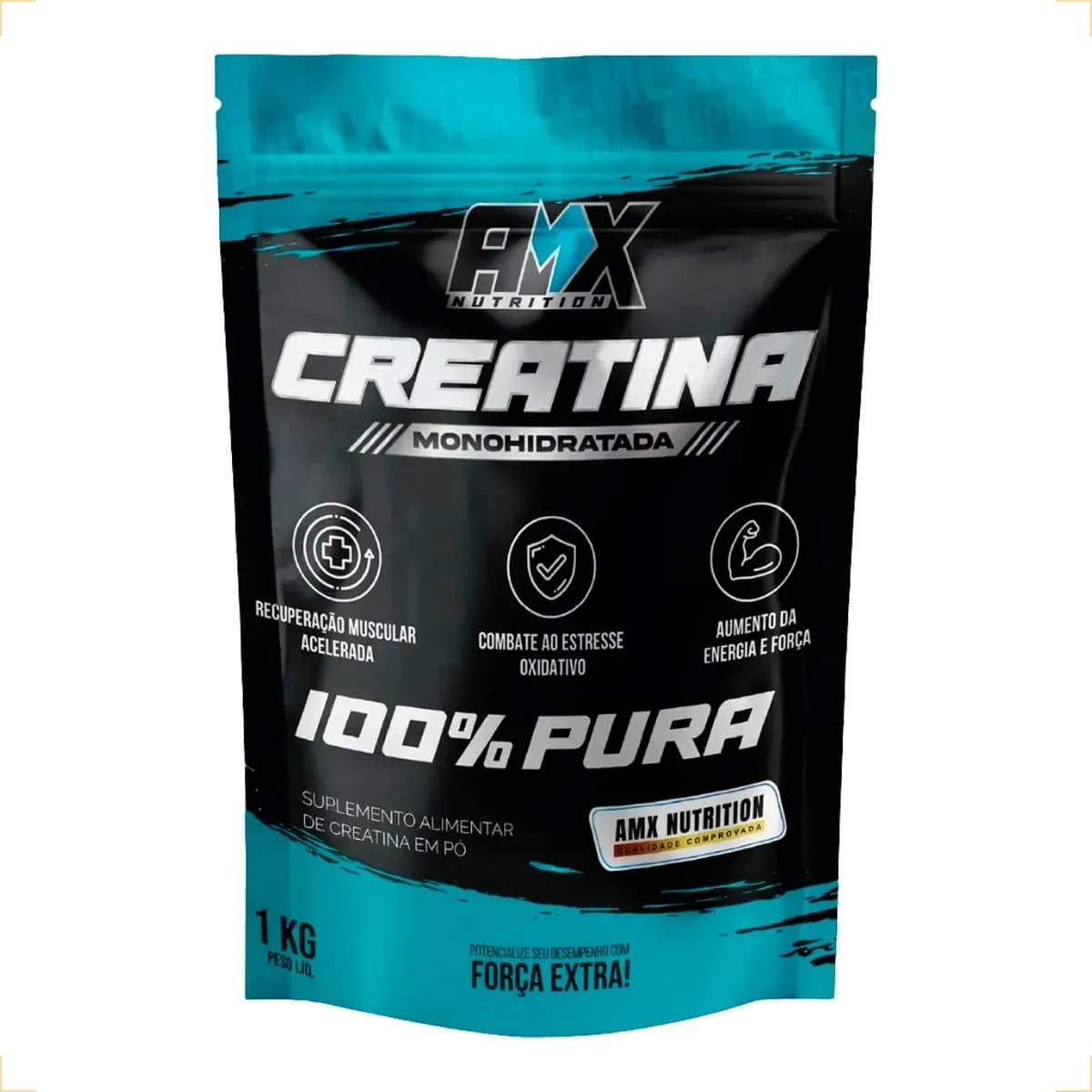 Amx Nutrition Creatina Monohidratada Amx Nutrition 1kg Sem Sabor 100% Pura