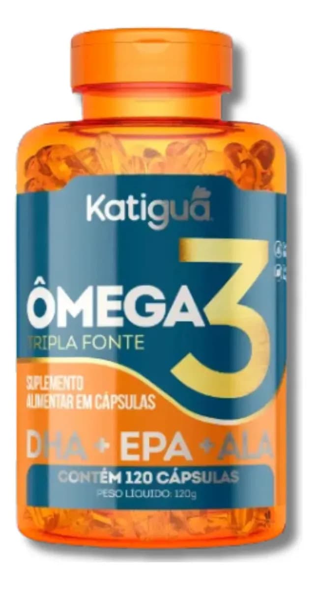 Katigua Ômega Katigua e Vitaminas em cápsula Sem sabor
