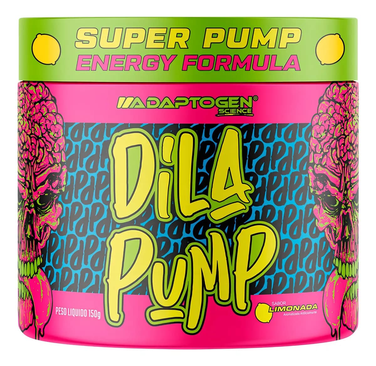 Adaptogen Science Dila Pump 150g Pré Treino E Vasodilatador - Adaptogen Sabor Limonada