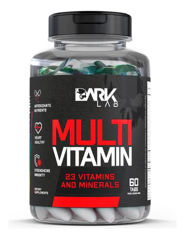Dark Lab Multivitamin 60 Tabletes - Dark Lab Sabor Natural