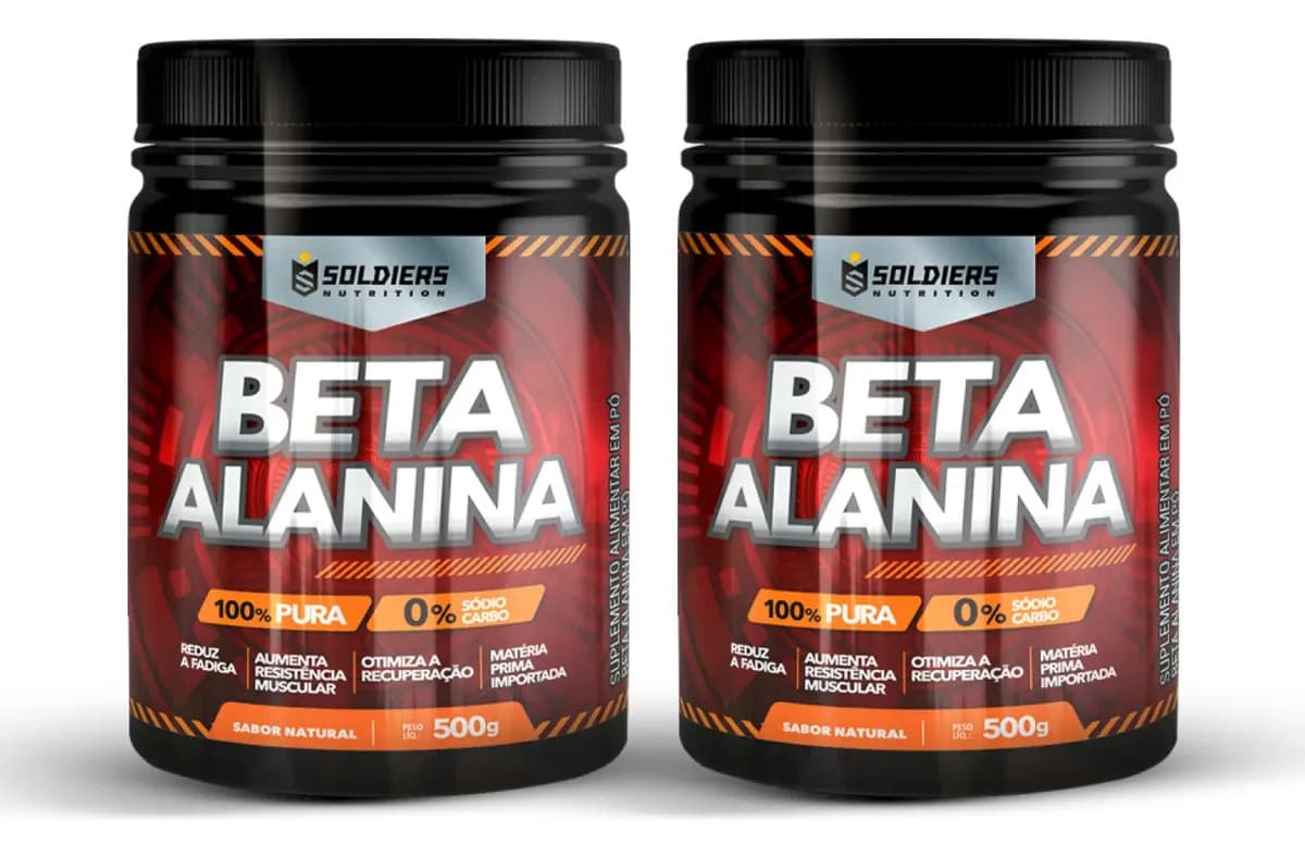Soldiers Nutrition Beta Alanina 1kg Suplemento em Pó Pura - Soldiers Nutrition
