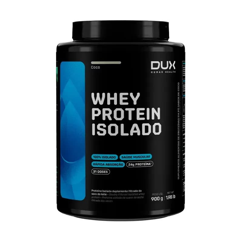 Dux Nutrition Whey Protein Isolado Dux Nutrition - Pote 900g Sabor Coco