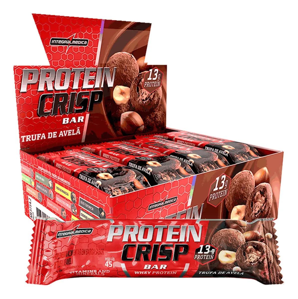 Integralmédica Protein Crisp Bar Trufa de Avelã 12 und Integralmédica