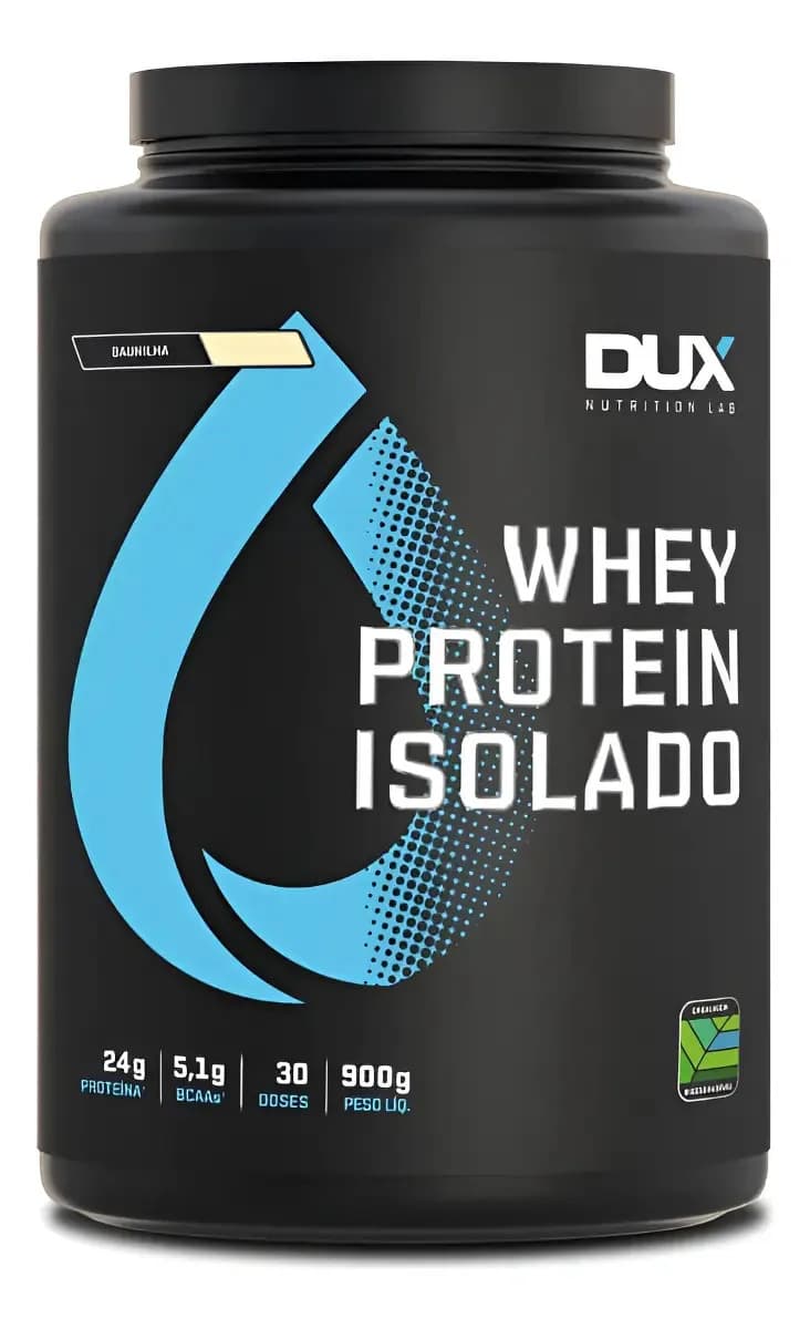 Dux Nutrition Whey Protein Isolado (900g) Dux Nutrition Sabor Morango