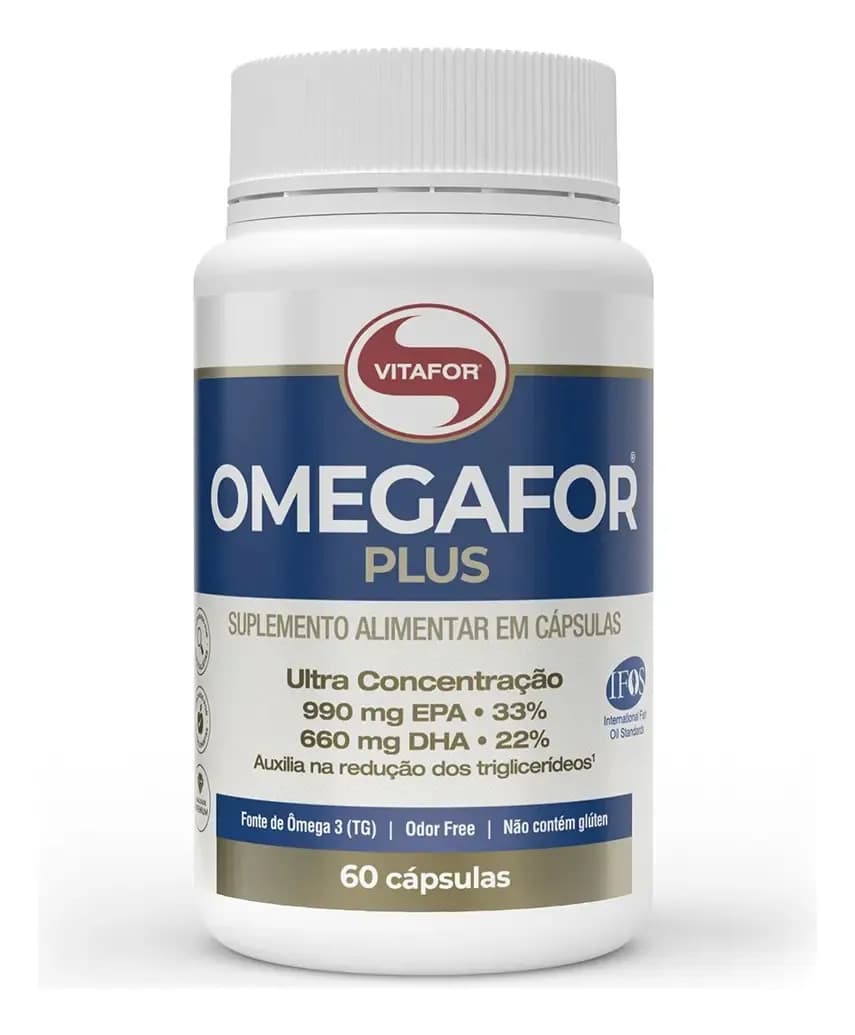 Vitafor Omegafor Plus 60 Cápsulas Ômega 3 Vitafor