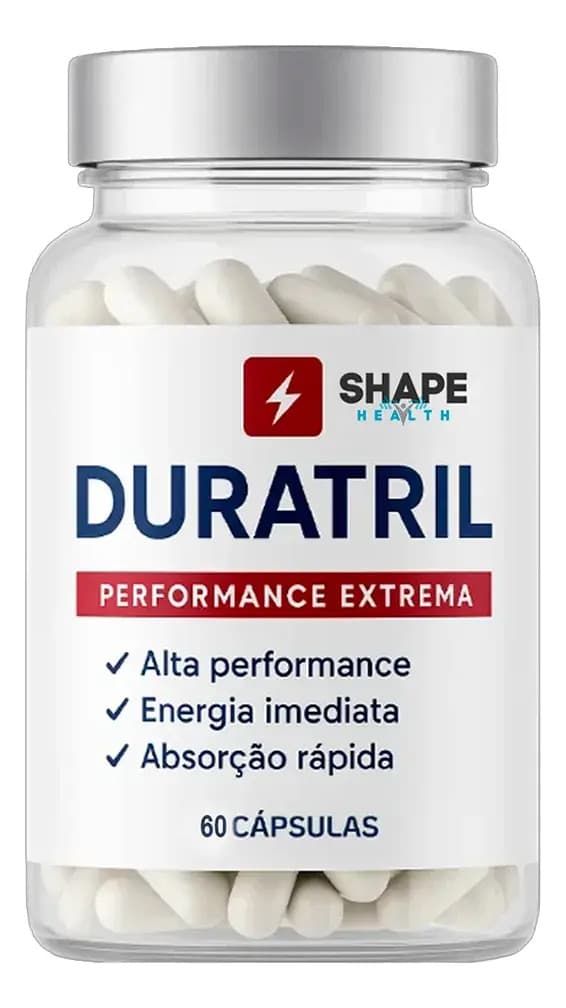 SHAPEHEALTH Duratril 60 Cápsulas - Performance Extrema Sem Sabor