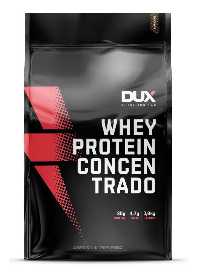 Dux Nutrition Whey Protein Concentrado Dux Nutrition 1.8kg Sabor Capuccino