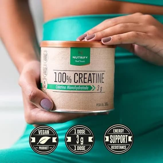 Nutrify Creatina Nutrify 100% em pó Sem sabor x 300g