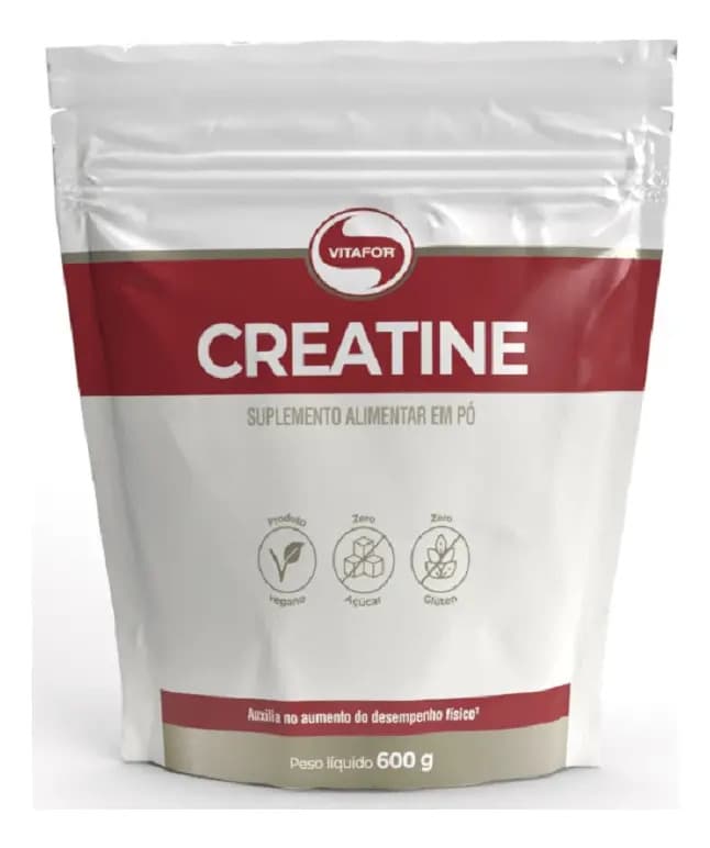 Vitafor Suplemento alimentar Creatine Sem Sabor Pouch 600g Vitafor