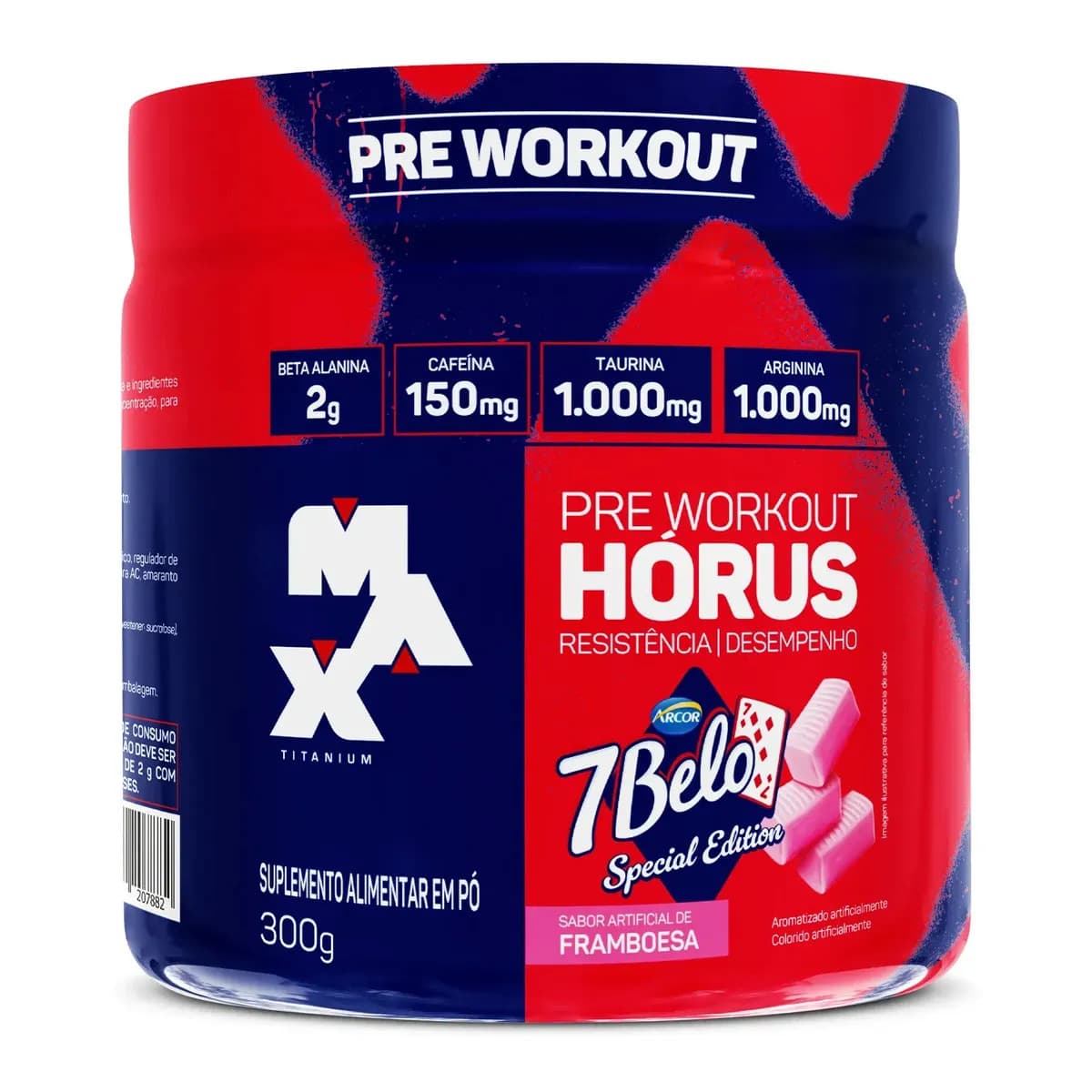 Max Titanium Suplemento em pó Max Titanium Pré Treino Hórus 7 Belo Max x 300g