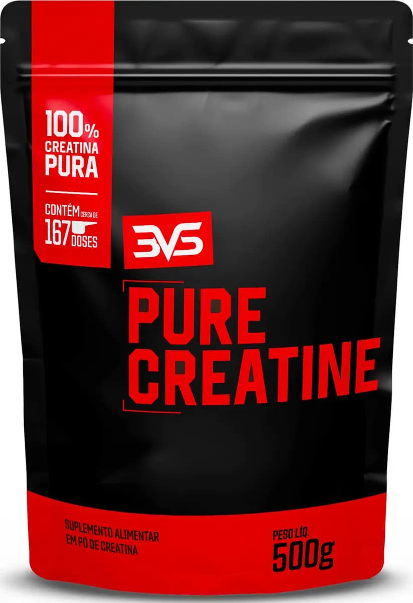 3VS Nutrition CREATINA MONOHIDRATADA 500g - 100% Pura - 3VS Nutrition