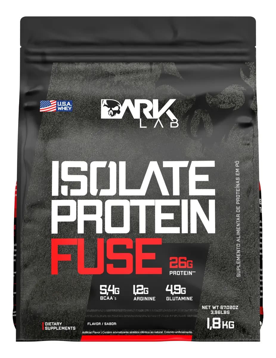 Dark Lab Whey Isolate Protein Fuse 1.8kg Baunilha Dark Lab