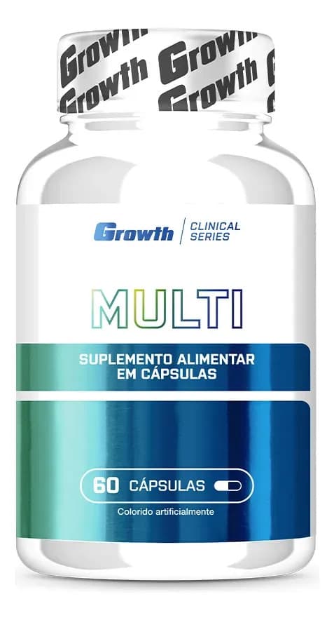 Growth Supplements Multivitamínico 60 Cáps. Growth Supplements - Sem Sabor Sem Sabor