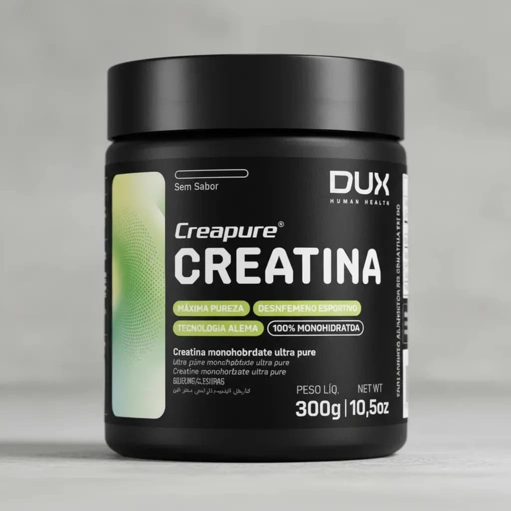 Dux Nutrition DUX Creatina 100% Creapure Pote 300g Dux Nutrition Monohidratada Sem Sabor