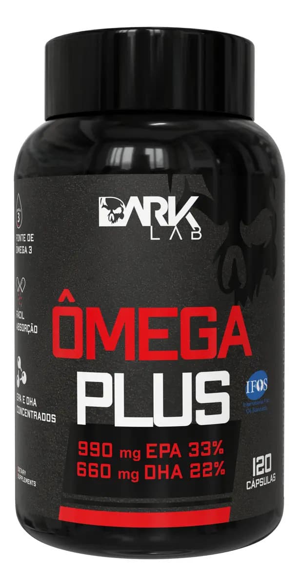 Dark Lab Omega Plus 120 Cápsulas Ômega 3 Dark Lab