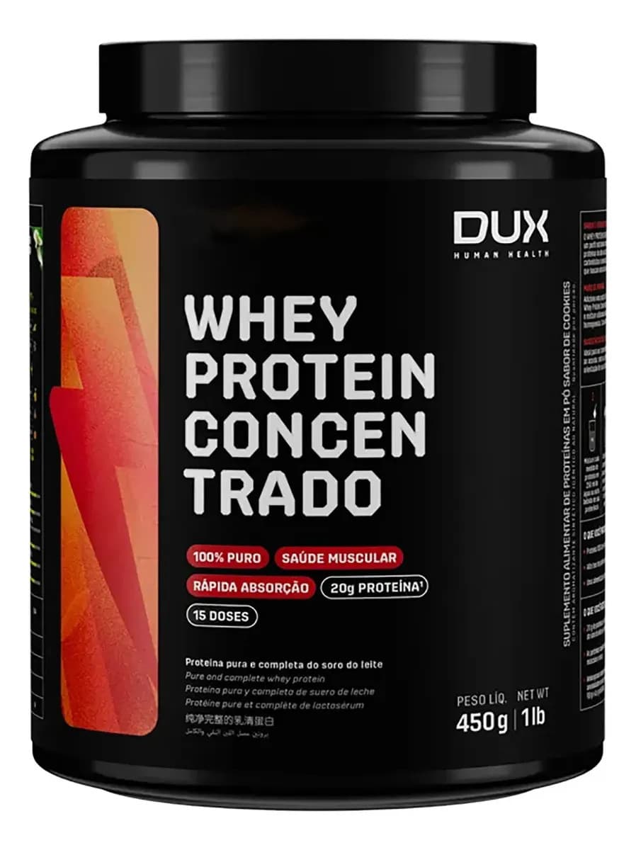 Dux Nutrition Whey Protein Concentrado 450g - Dux Human Health Cookies