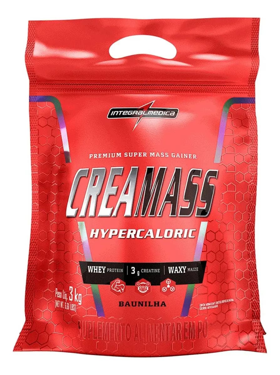 Integralmédica Creamass Hipercalórico Pouch Baunilha 3kg Integralmédica