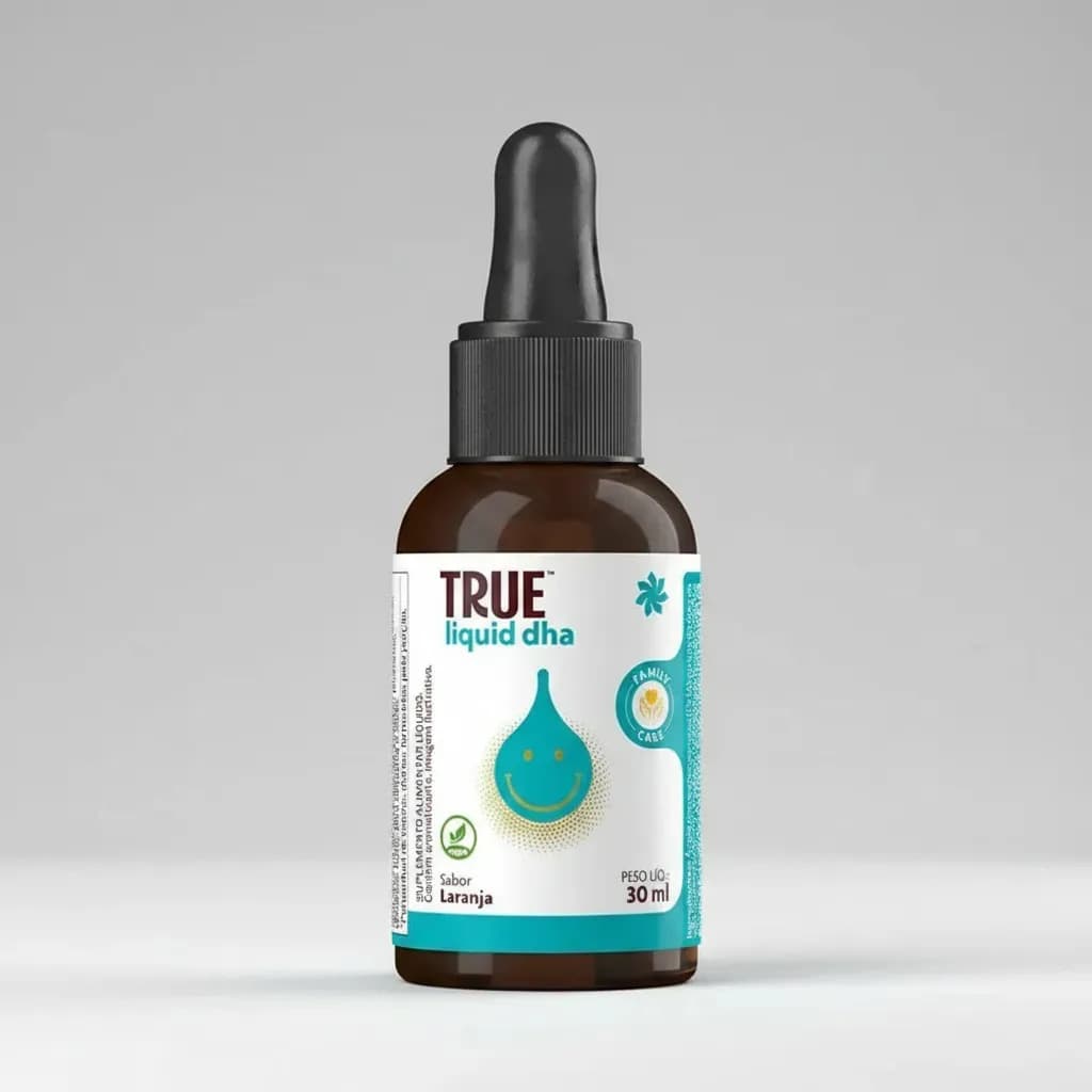 True Source Dha Liquido 30 ml True Sabor Laranja
