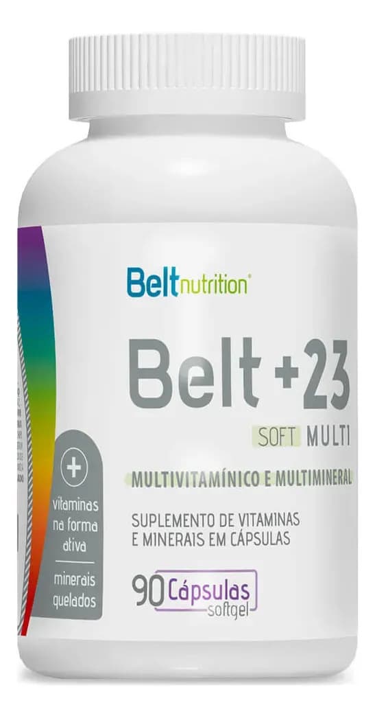 Belt Nutrition Multivitamínico Belt +23 Soft 90 Caps Belt Nutrition