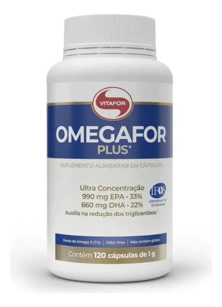 Vitafor Omegafor Plus 120 Cápsulas Ômega 3 Vitafor