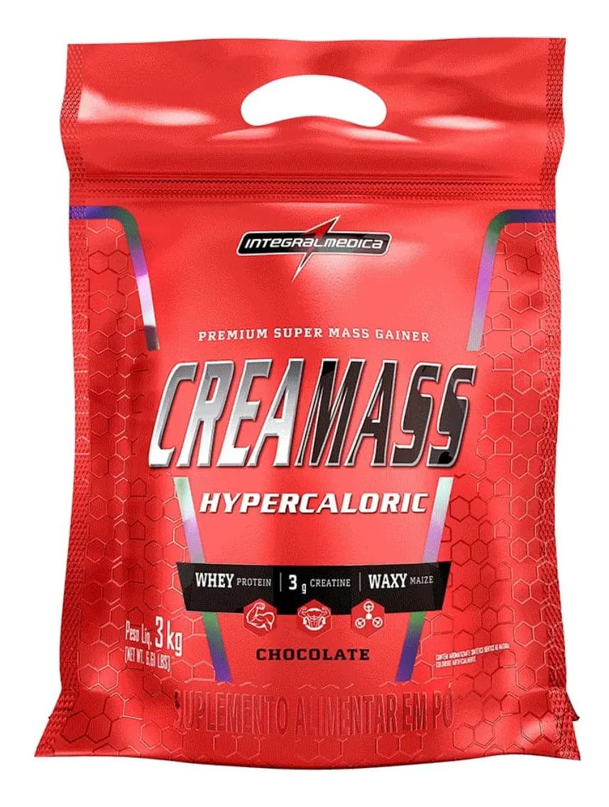 Integralmédica Creamass Hipercalórico Pouch Chocolate 3kg Integralmédica