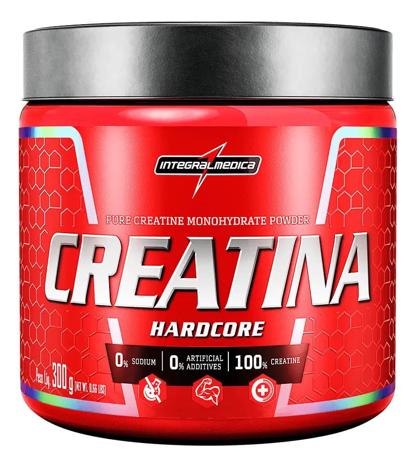 Integralmédica Creatina Integral 100% Pura Zero Carboidrato - 300g Sabor Neutro