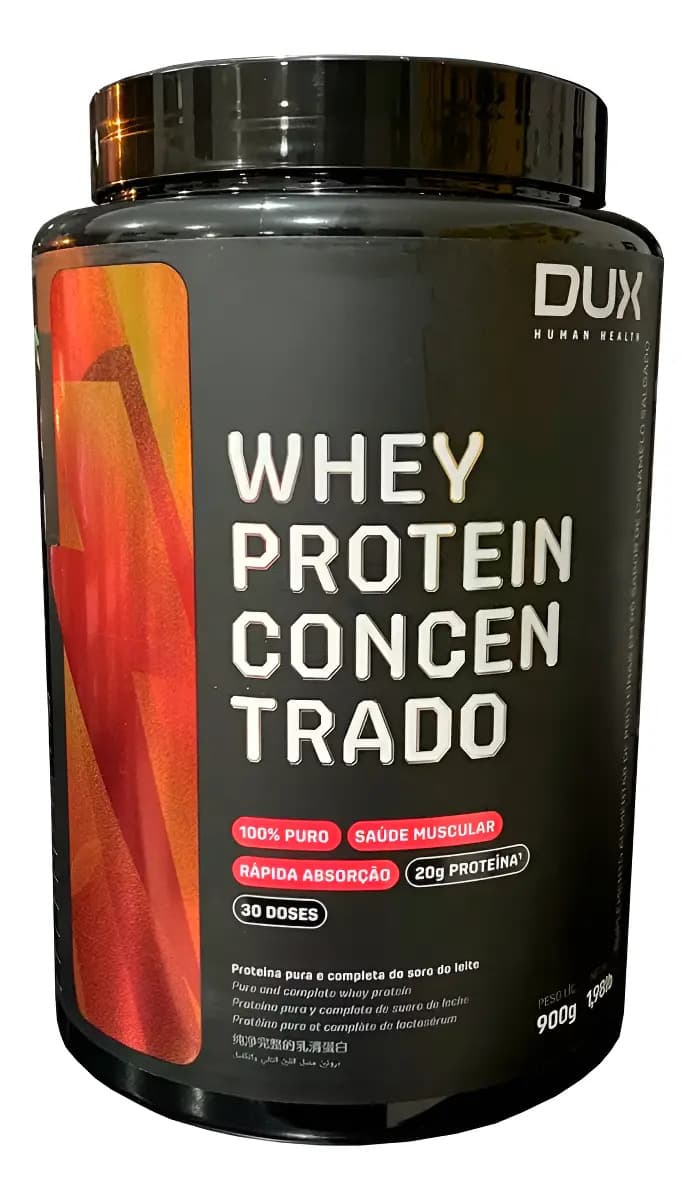 Dux Nutrition Whey Protein Concentrado 900g Dux Nutrition Sabor Butter Cookies