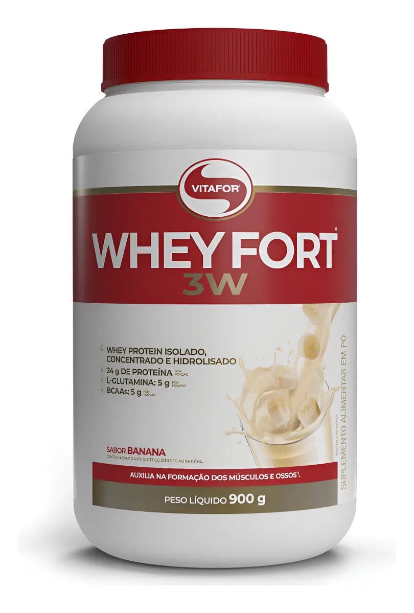 Vitafor Whey Fort 3w Banana 900g Vitafor Banana