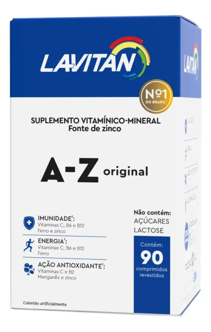 Lavitan Multivitaminico Lavitan A-z 90 Cápsulas Cimed Sem Sabor