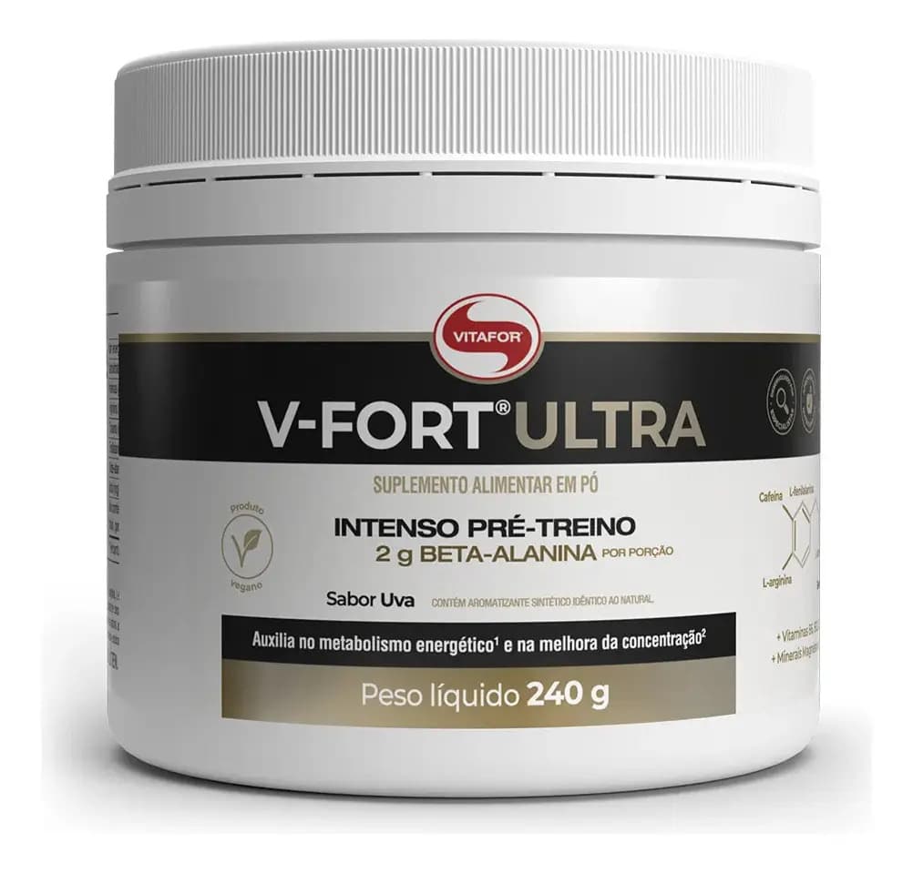 Vitafor Suplemento alimentar V-fort Ultra Uva 240g Vitafor