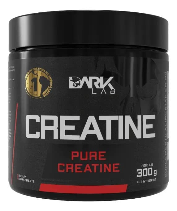 Dark Lab Creatina Monohidratada em Pote 300g 100% Pura Dark Lab